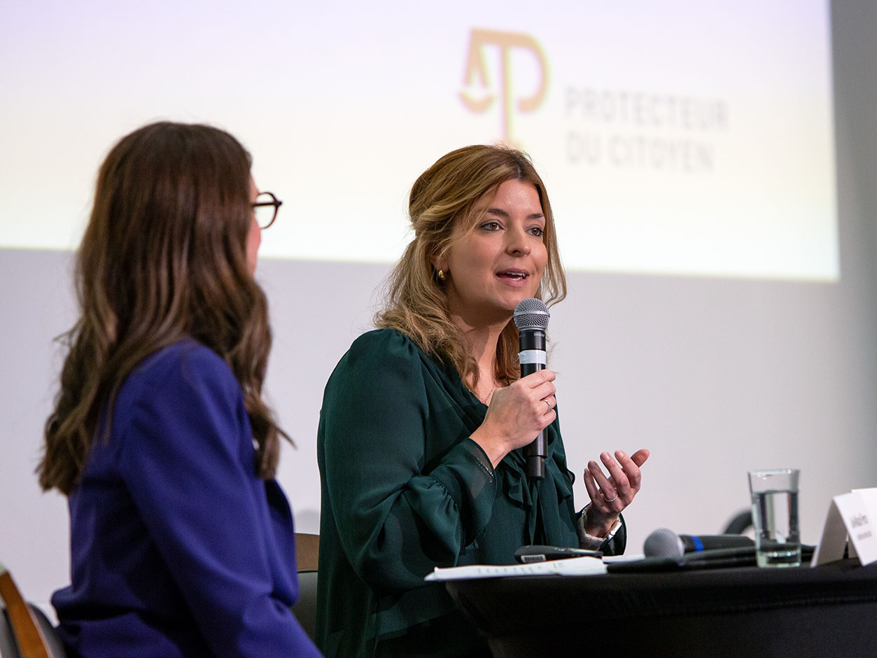Marie-Ève Bilodeau Directrice de la prévention et de la protection des lanceurs d’alerte, Protecteur du citoyen